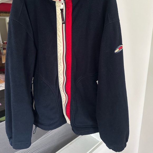 Vintage 90s Tommy Hilfiger fleece jacket - Picture 6 of 7
